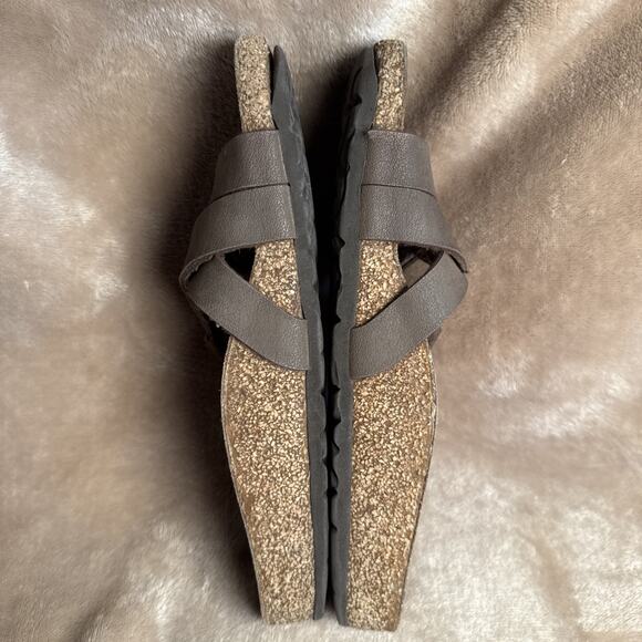 Birkenstock Yao Sandals Mocha Brown Slide Slip On Buckle Strap 36 Women 5/5.5 - Picture 5 of 8